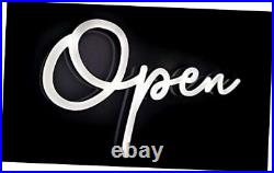 Open Neon Sign(WC White) LED Neon Sign for Shop Store Bar Modern Strip Neon