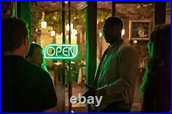 Open Sign Neon LED Open Sign for Business Store Window w Remote 16x7.5 49