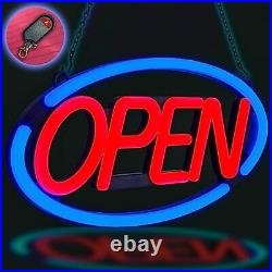 Open Sign for Business Large Bright LED Open Neon Sign for Stores with Remo