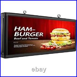 Outdoor P6 Full Color LED Sign, 40''x18'' Support Scrolling Text LED