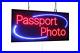 Passport Photo Sign, TOPKING Signage, LED Neon Open, Store, Window, Shop, Window