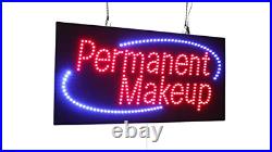 Permanent Makeup Sign, TOPKING Signage, LED Neon Open, Store, Window, Shop