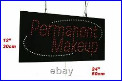 Permanent Makeup Sign, TOPKING Signage, LED Neon Open, Store, Window, Shop, B