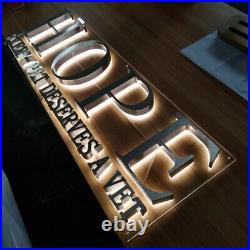 Personalized light up sign, real neon signs, custom led neon, store front sign