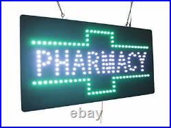 Pharmacy Sign, Signage, LED Neon Open, Store, Window, Shop, Business