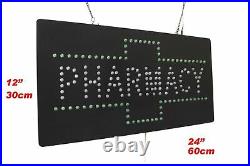 Pharmacy Sign, TOPKING Signage, LED Neon Open, Store, Window, Shop, Business