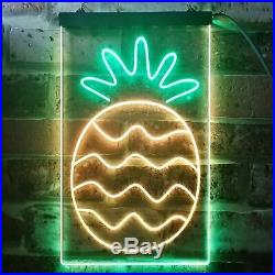Pineapple Fruit Store Dual Color LED Neon Sign st6-i3296
