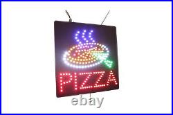 Pizza Sign, TOPKING Signage, LED Neon Open, Store, Window, Shop, Business, Di
