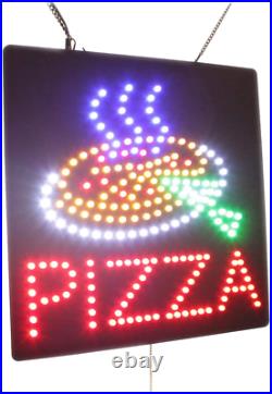 Pizza Sign, TOPKING Signage, LED Neon Open, Store, Window, Shop, Business, Displ