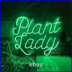 Plant lady LED Neon Sign Night Light Wall Lamp Bedroom Store Artwork Wedding
