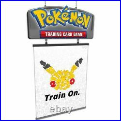 Pokemon TCG Hobby Sign 20th Anniversary Train On Store Retail Display Sign LED