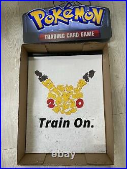 Pokemon TCG Store LED Display Retail Sign Limited 20th Anniversairy Train On
