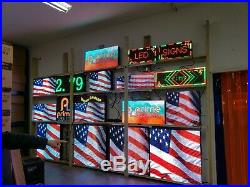 Prime LED P10 37.75x19 LED Sign Store Window Display Images WIFI Upload