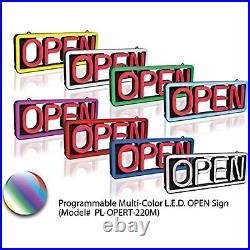 Pro-Lite Ultra Bright Electronic LED Neon Multi-Color Business Store Window Open