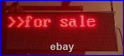 Programmable LED Scrolling Display Sign Multicolored Advertising Store Electric