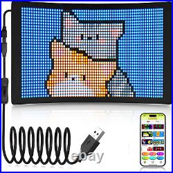 Programmable Scrolling LED Sign, App Control Store Window LED Screen Display Imp