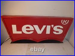 RARE Levi's Jeans Neon Sign LED Light Store Display 46 Double Sided HM-363699