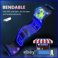 RAYHOME Scrolling Huge Bright Advertising LED Signs Flexible USB 5V LED Store