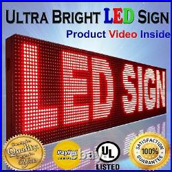 RED COLOR LED SIGNS 19 x 38 DIGITAL OPEN CLOSE SIGNS STORE SHOP DISPLAY