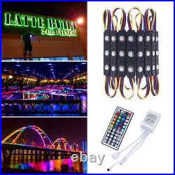 RGB 5050 SMD 3 LED Injection Module Light Club Store Front Window Sign Lamp US