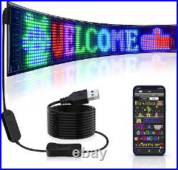 Rayhome Scrolling Huge Bright Advertising LED Signs, Flexible USB 5V LED Store
