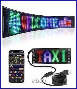Rayhome Scrolling Huge LED Signs, 27''x5''&7''x3'' Flexible USB 5V LED Store Sig