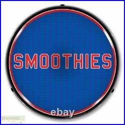 SMOOTHIES Sign 14 LED Light Store Business Advertise Made USA Lifetime Warranty