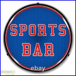 SPORTS BAR Sign 14 LED Light Store Business Advertise Made in USA Life Warranty