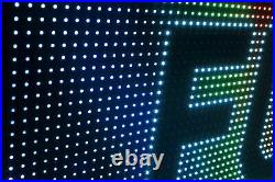 STORE SHOP LED SIGNS 20 x 101 FULL COLOR IMAGE GRAPHIC DISPLAY BOARD