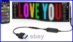 Scrolling Huge Bright Advertising LED Signs, Flexible USB 5V LED Store Sign Blue