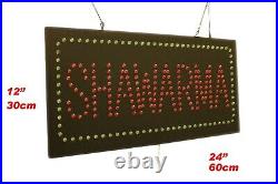 Shawarma Sign Neon Sign LED Open Sign Store Sign Business Sign Window Sign