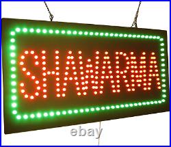 Shawarma Sign, TOPKING Signage, LED Neon Open, Store, Window, Shop, Business