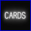SpellBrite CARDS Sign Neon Cards Sign Look, LED Light 21.2 x 6.3
