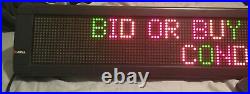 Store/Bar LED Display Sign Adaptive Micro System 4160C Good Working Condition