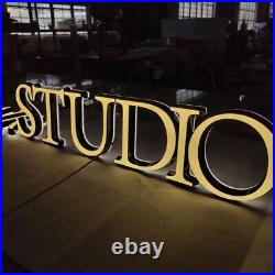Store front sign, vintage neon signs, lighted letters, lighted business signs
