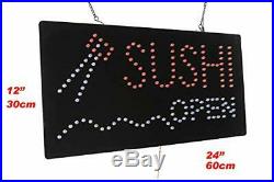 Sushi Open Sign TOPKING Signage LED Neon Open Store Window Shop Business Disp