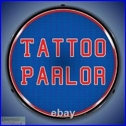 TATTOO PARLOR Sign 14 LED Light Store Business Advertise Made USA Life Warranty
