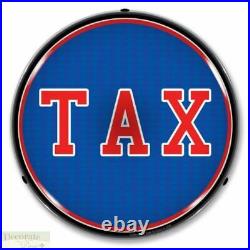 TAX Sign 14 LED Light Store Business Advertise Made USA Lifetime Warranty New