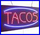 Tacos Sign, TOPKING Signage, LED Neon Open, Store, Window, Shop, Business, Grand