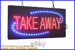 Take Away Sign 19 LED Sign Store Sign Business Sign Window Sign Home Delivery