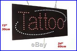 Tattoo Sign Neon Sign LED Open Sign Store Sign Business Sign Window Sign
