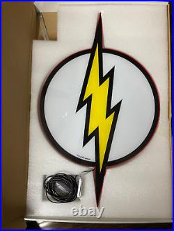 The Flash DC Logo Symbol Neon Light LED 27 Store Display Comic Sign Retailer