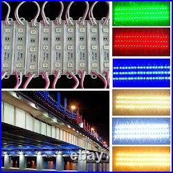 US 101000ft 5050 SMD 3 LED Module Store Front Window Light Sign Lamp Waterproof