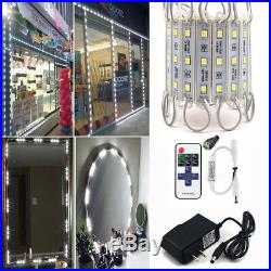 US 10200FT 5050 SMD White 3 LED Module Light STORE FRONT Window Sign Lamp Kits
