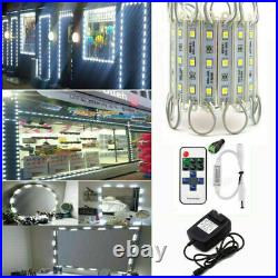 US 5050 White Store Front LED Window Light Module Sign Lamp + Remote + US Power