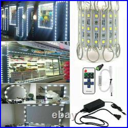 US 5050 White Store Front LED Window Light Module Sign Lamp + Remote + US Power