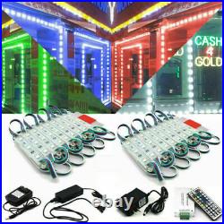 US RGB 3 LED SMD5050 Module Store Front Window Sign Lamp Bar Boat Counter Light