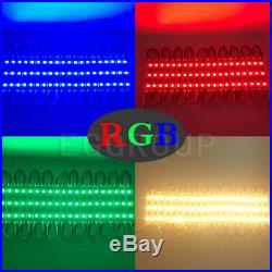 US RGB 60600 LED SMD 5050 3 LED Module Light Store Front Window Sign Lamp Decor