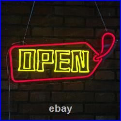USA LED Light Strip''OPEN'' for Store Shop Bar Hotel + ON/OFF Switch + Adapter