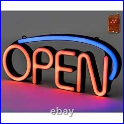 Ultima LED Neon Open Sign For Business Premium Lighted With 2 Modes, Adjustable